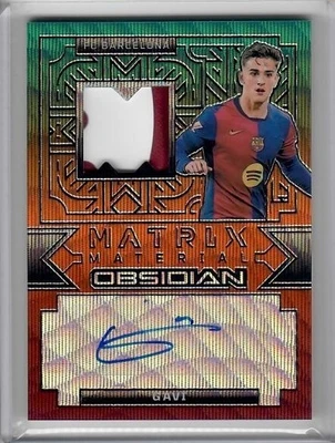 2024-25 Obsidian Soccer GAVI Matrix Material Patch Auto Elétrico Etch Taiga #2/4 - Imagem 1 de 2