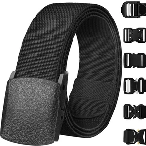 Tactical Belt – Black B2 M – Heavy-Duty Military, Work, Hiking,Rigger, Utilit... - Picture 1 of 9