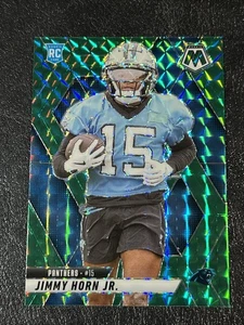 2025 Mosaic Jimmy Horn Jr Green Prizm #339 Rookie RC Carolina Panthers - Bild 1 von 2