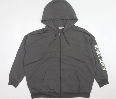 Venice Beach Women's Grey Full Zip Hoodie Size 16/18 - Image 1 of 4