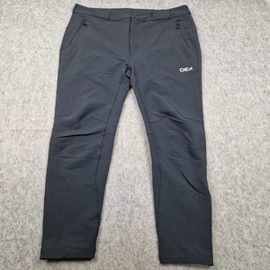 OEX Trousers Mens W38 L29 Black Scramble Softshell Hiking Outdoor Pants Trek - Picture 1 of 10