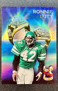 Topps Stadium Club Ring Leaders 1994 Ronnie Lott #11 NFL HOF New York Jets - Imagen 1 de 4