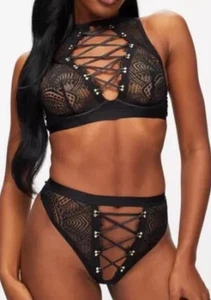 Ann Summers -FREE RANGE -CROTCHLESS SET -Size XS - 4-6 New With Tags RRP £36 - Foto 1 di 9