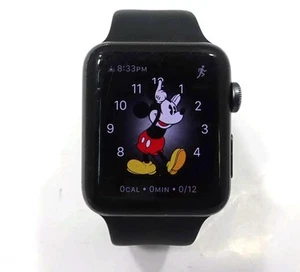 APPLE Watch Series 3 GPS LTE - 42MM aluminiowa obudowa A1861 - czarna - Zdjęcie 1 z 5