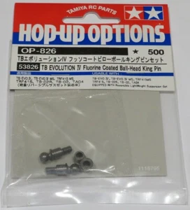 Tamiya TB Evo IV Fluorine Coated Ball Head King Pins NEW 53826 TRF416 TRF415 - Picture 1 of 1
