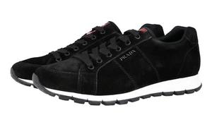 SCARPE PRADA LUSSO 4E3233 NERO NUOVE 7 41 41,5 - Foto 1 di 11