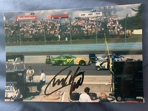 Chad Little autographed 5 x 7 NASCAR photo.  Car on grid Watkins Glen.  - Picture 1 of 1