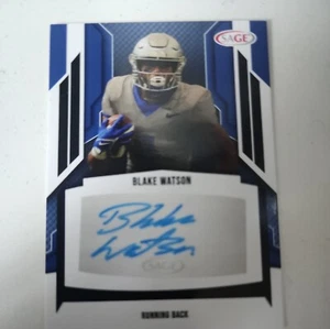 2024 Sage Autograph Blake Watson #A-BW - Picture 1 of 2