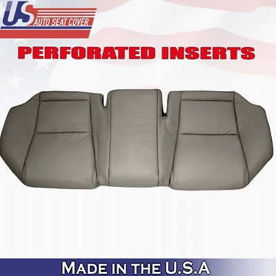 Para Lexus GS300 GS350 2008 2009 banco trasero parte inferior cubierta de cuero perforado gris Foto 1 de 4