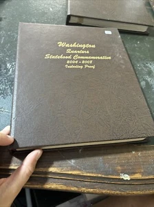 2004-2008 Washington Statehood Quarters with Proofs 8144 Dansco Album 100 Coins - Picture 1 of 16