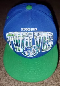 New Era NBA Hardwood Classics Minnesota Timberwolves Wolves Embroidered Cap Y - Picture 1 of 14