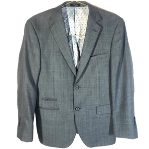 Blazer Abrigo Deportivo Luciano Natazzi Canali 160s Lana Worsted Para Hombre Calce Moderno 38S - Imagen 1 de 10