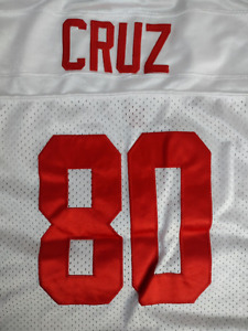 Victor Cruz 80 New York Giants Jersey  STITCHED sewn girls boys (Youth XL) EUC