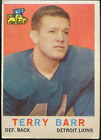 1959 Topps #14  TERRY BARR  Detroit Lions  NFL  football card EX