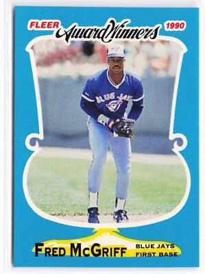1990 Fleer Award Winners #22 Fred McGriff - Image 1 of 2