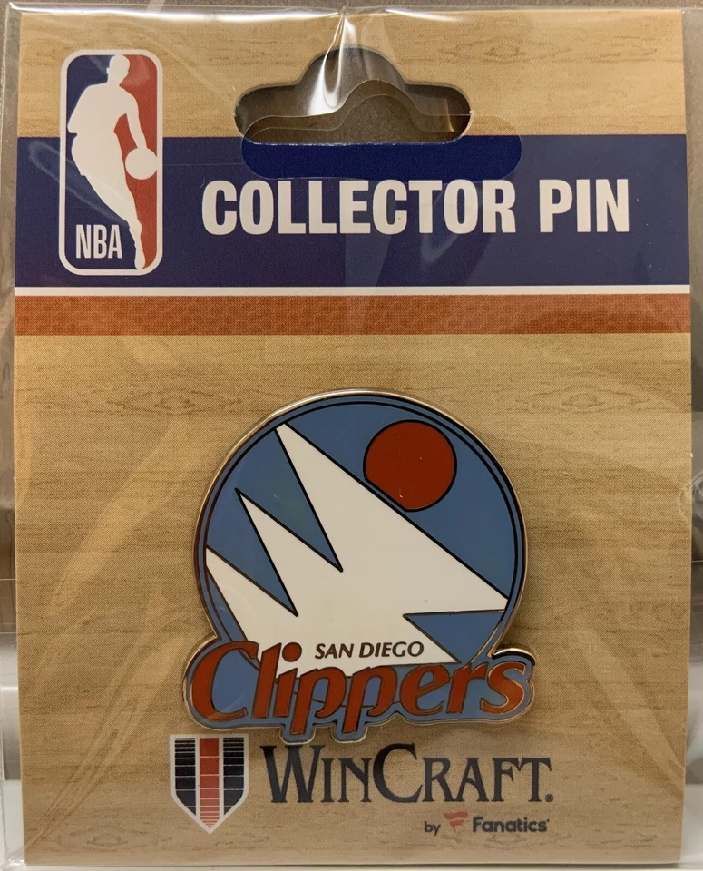LOS ANGELES SAN DIEGO CLIPPERS HARDWOODS LAPEL COLLECTOR PIN NEW WINCRAFT - Image 1 of 1