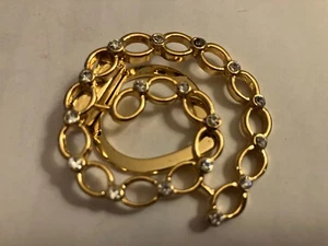 VINTAGE NACHLASS STRASS SCHAL CLIP - Bild 1 von 2
