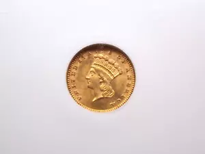 1889 $1 Liberty ORO un dollaro *TIPO 3* NGC MS63 #002 Unc FDC non circolato ECC&C - Foto 1 di 6