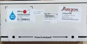 Cole Parmer Mini Serological Pipettes 2299-30 Case of 200 Individually Wrapped - Picture 1 of 4