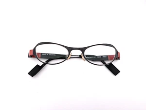 Anne Et Valentin Eyeglasses, Titanium, BC60, Wild, Made In Japan, Black/Red - Picture 1 of 11