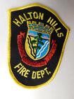 HALTON HILLS FIRE DEPARTMENT VINTAGE PATCH BADGE  FIREFIGHTER ONTARIO CANADA