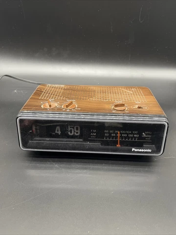 PANASONIC FLIP CLOCK RADIO RC-6035 SPACE AGE MODERN DESIGN GROUND HOG DAY Cover