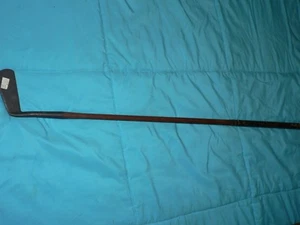 Antique Spalding Metal Golf Club Putter RH 32" Hickory Wood Shaft - Picture 1 of 3