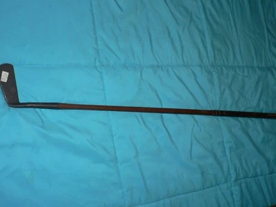 Antique Spalding Metal Golf Club Putter RH 32" Hickory Wood Shaft - Image 1 of 3
