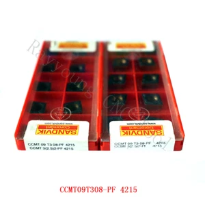 100% Brand New Genuine 10P CCMT09T308-PF 4215 Lathe Carbide Cutting Insert - Picture 1 of 6