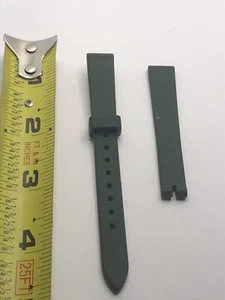 Kate Spade Watch Parts 2 piece Band Silicon 10mm Green No Clasp PY357 - Picture 1 of 2