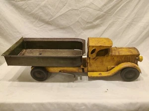 Rare Vintage Original Keystone SteelCraft Dump Truck 1920s Metal With Headlights - Picture 1 of 12