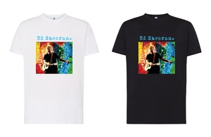 T-SHIRT ED SHEERAN FOTO LOGO UOMO DONNA BAMBINO - 100% COTONE - Foto 1 di 6