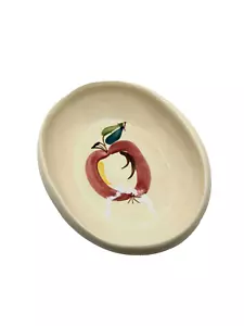 Vintage Purinton Keramik Apfelmuster Gemüseschale Servierschüssel 8" - Bild 1 von 7