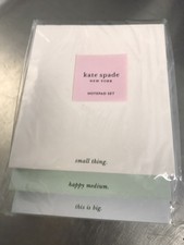 Kate Spade Stacked Notepad Set NWT