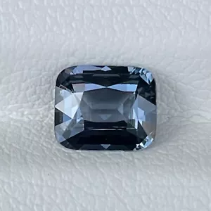 Natürlicher grauer Spinell 1,30 ct Kissenschliff Sri Lanka lose Edelstein besonderer Schmuck - Bild 1 von 5