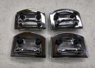 Audi A6 porta-malas cromado retém OEM conjunto de 4 2009 2010 2011 8807 - Imagem 1 de 4