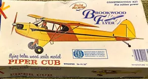 Comet PIPER CUB PLAN + PARTS PATTERNS to Build a 25" FF Scale Model Airplane - Picture 1 of 7