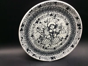 Plato de pared Bjorn Wiinblad Four Seasons - Invierno - Nynolle Pottery Dinamarca 17 cm - Imagen 1 de 8