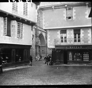 BRETAGNE c. 1900-20 - Horlogerie Moizan - Stéréo Verre Négatif - 452-1 - Picture 1 of 2