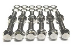 M10-1.5 x25mm Stainless Steel Flange Bolts 10mm x 25mm SS 10mm Small head (12) - Bild 1 von 4