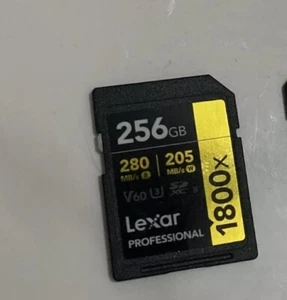 Lexar Gold Series Professional 1800x 256gb 280Mb/s - Picture 1 of 2