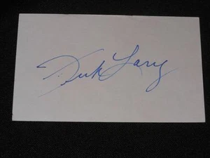 1966-65 New York Mets Frank Lary Signed 3x5 Index Card Authentic Autograph 614 - Picture 1 of 1
