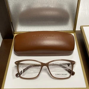 NEW Longchamp LO2621 272 NUDE/Brown Eyeglasses 53-14-140 (G1) - Picture 1 of 8
