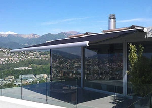 Luxtek Retractable Folding Arm Awning 4.5m x 3.0m Full Cassette Motorised - Picture 1 of 24