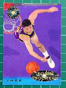 John Stockton #100 Base Card Utah Jazz 1995-96 Topps Stadium Club  - Imagen 1 de 2