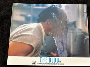 "THE BLOB" Orig. Lote de tres (3) tarjetas de lobby inglesas 1988 Steve McQueen - Imagen 1 de 6