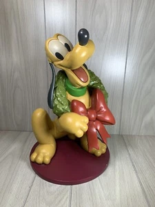 2006 Weihnachten DISNEY SHOPPING PLUTO Figur Dekoration Innen Außen Kranz - Bild 1 von 9
