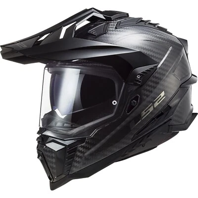 LS2 Motorrad Helm Explorer C MX701 Carbon Gr. L Endurohelm mit Visier Off-Road