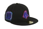 New Era Boston Red Sox Cyberpunks HAT CLUB Exclusive Pink UV Size 7 3/4 RARE