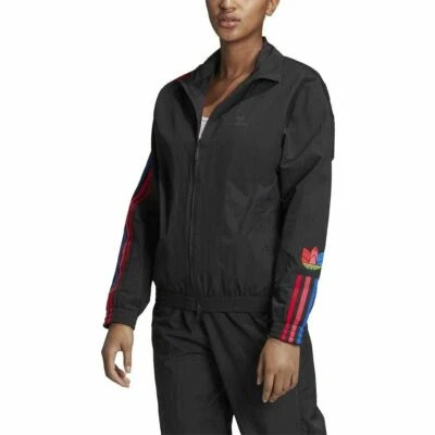 [GD2230] Womens Adidas Adidas Adicolor 3D Trefoil Track Jacket - Image 1 of 4